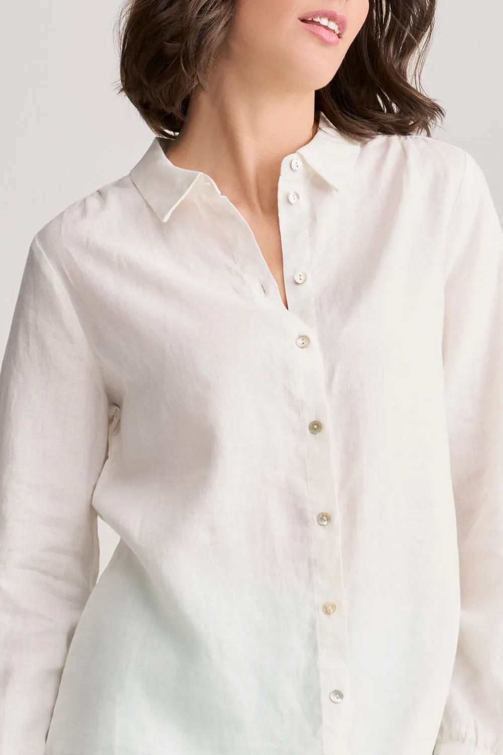 French Linen Shirt - Chalk