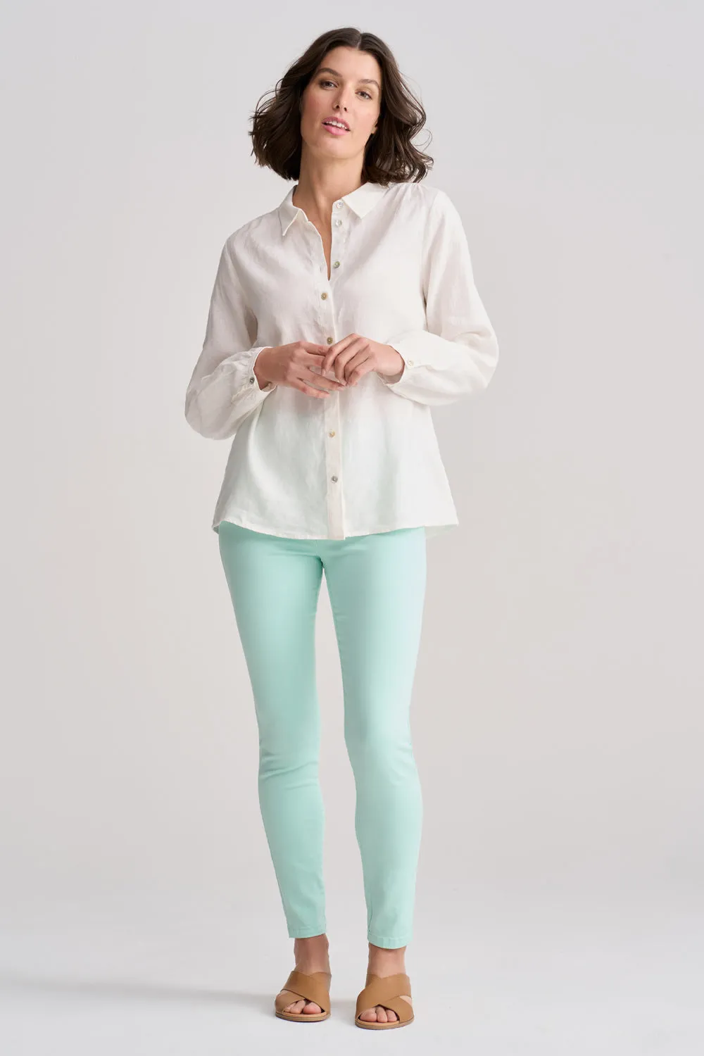 French Linen Shirt - Chalk
