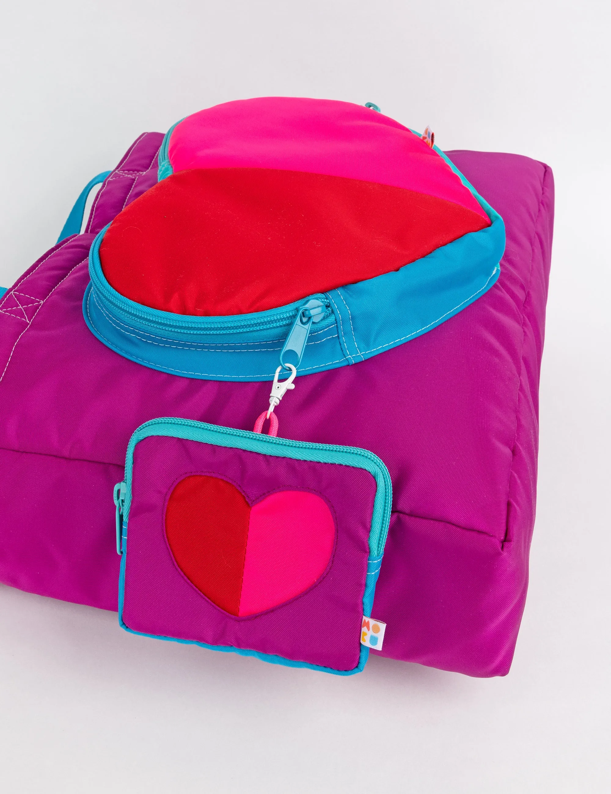 Full Heart Puffy Tote