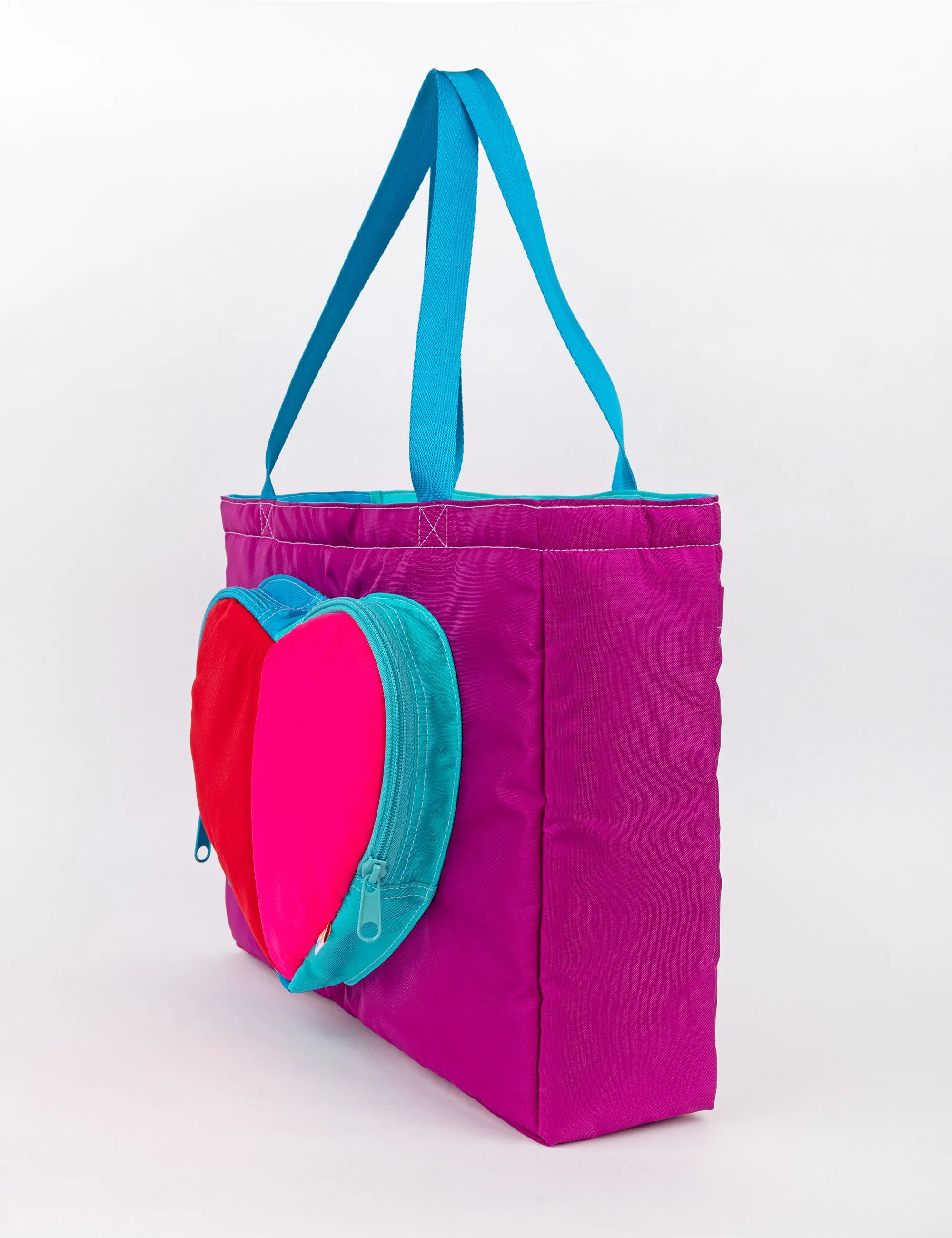Full Heart Puffy Tote