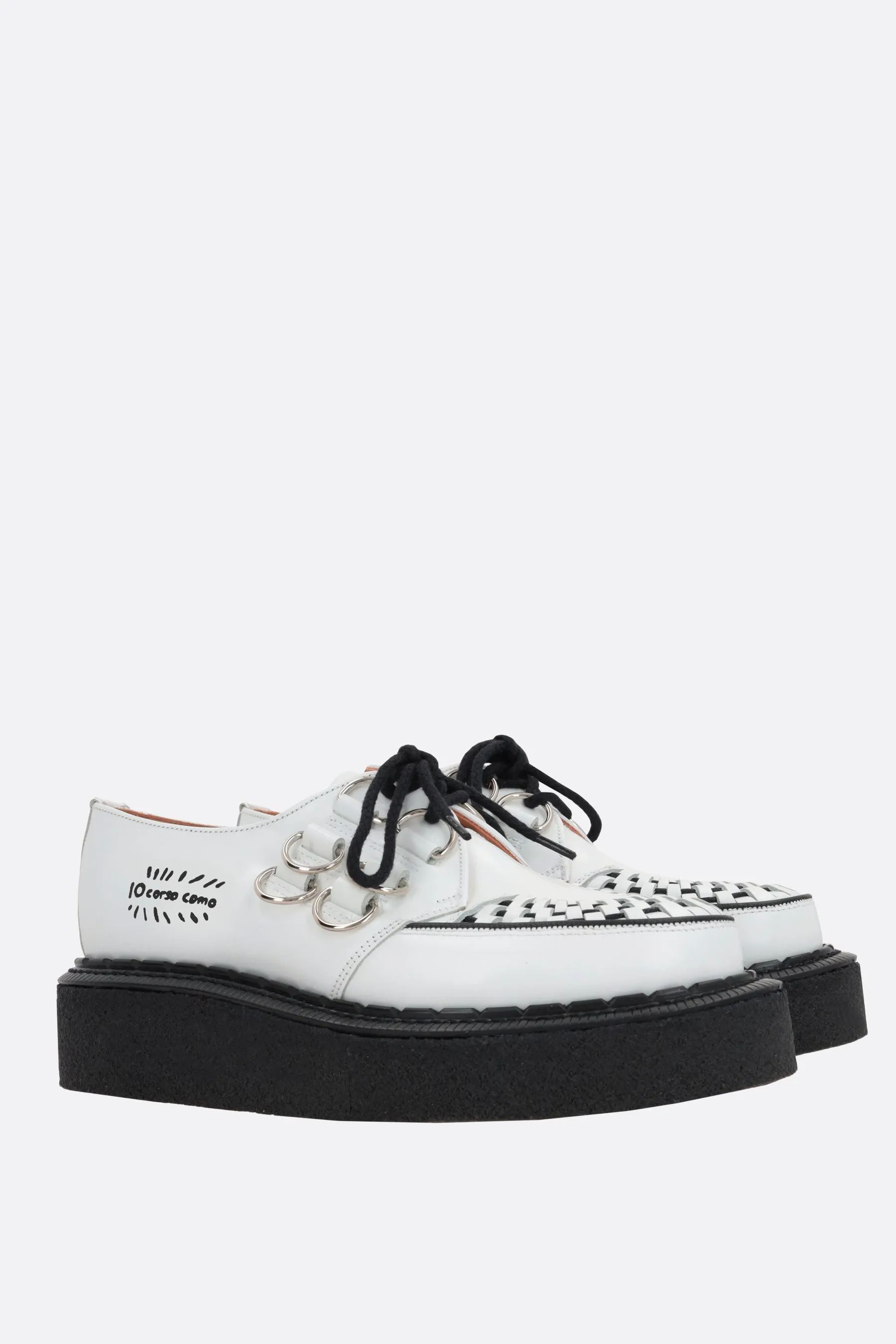 Gibson shiny leather creepers