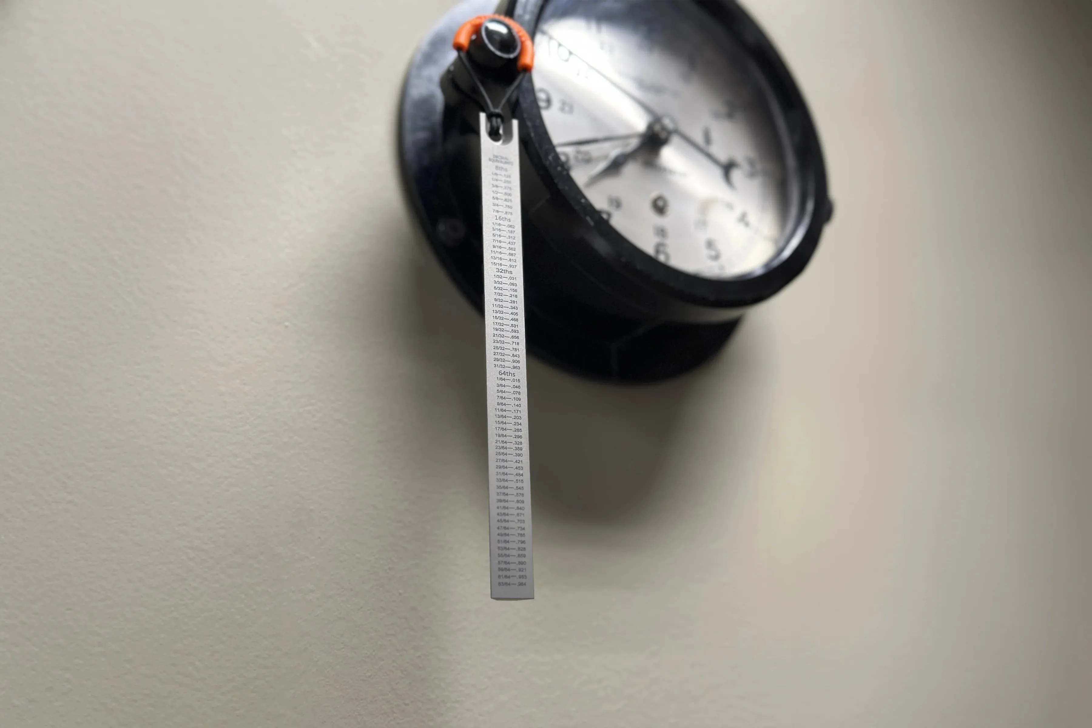 Indestructible Machined Titanium Precision 6 Inch / 15CM Ruler With Decimal Chart