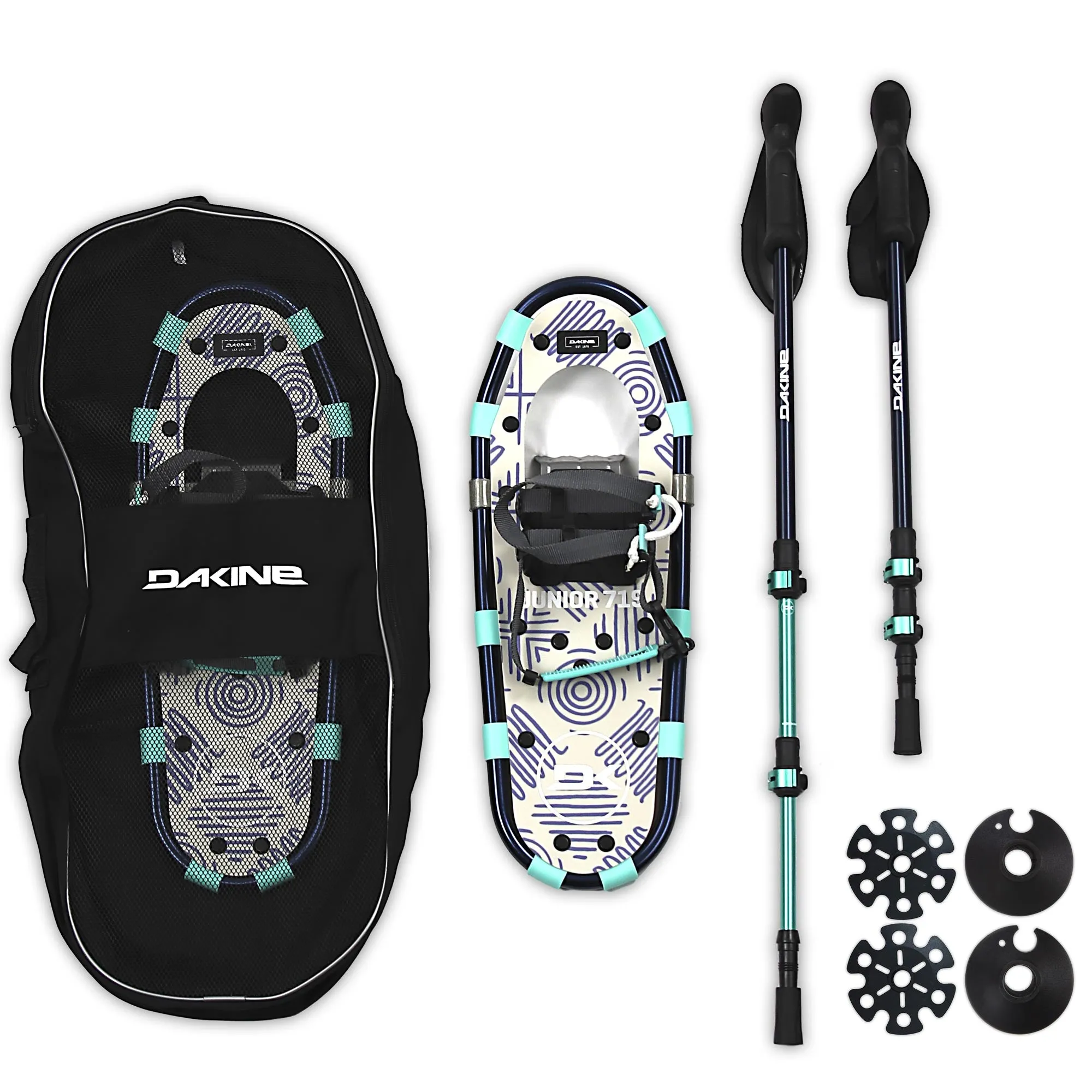 Junior 7x19 Aluminum Snowshoe Kit - Topo