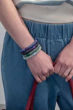 Kknekki Purple And Sage Hair Ties