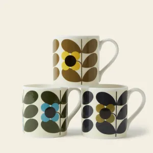 Large Mug Set of 3 - Stem Bloom