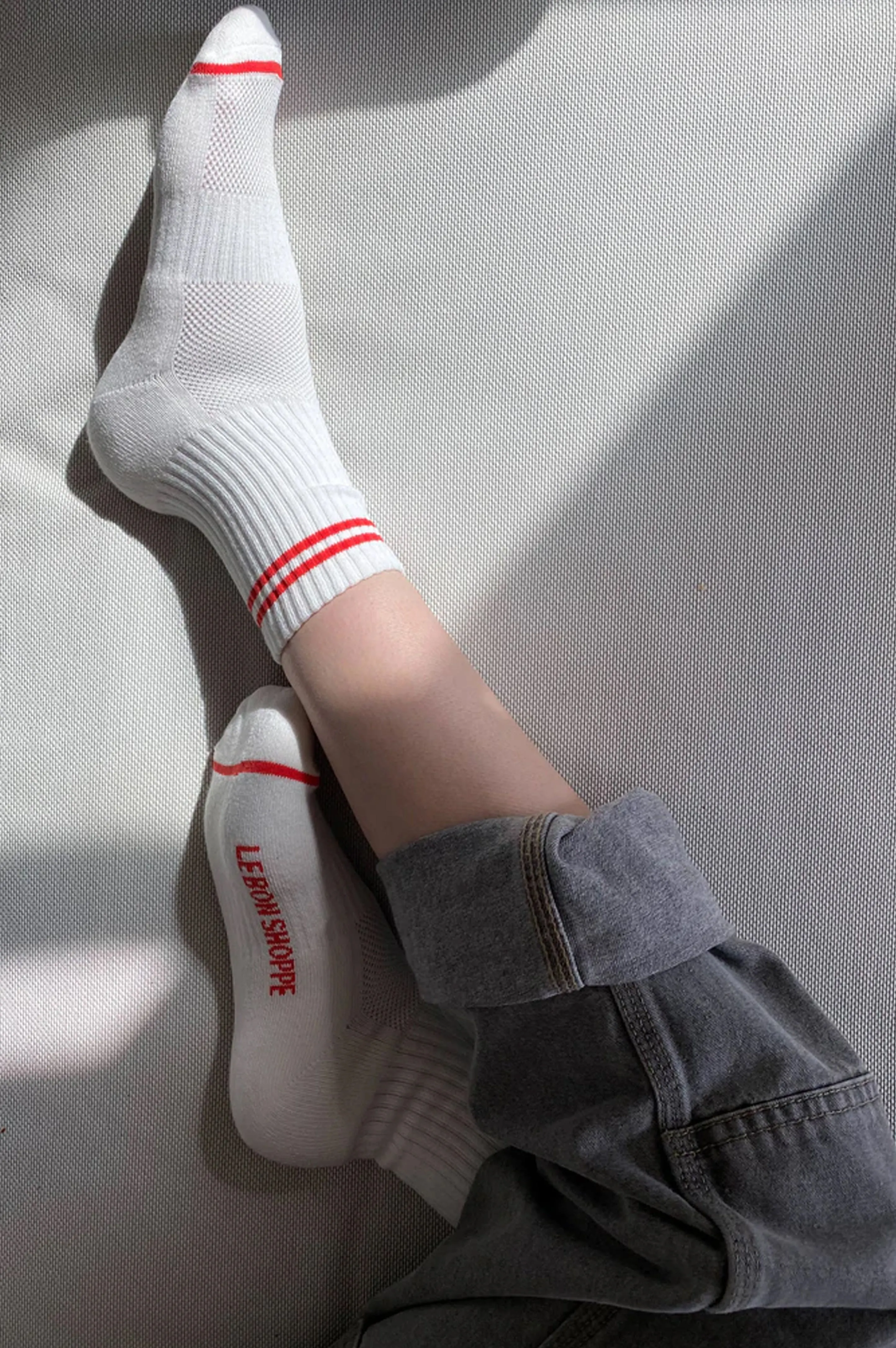 Le Bon Shoppe Boyfriend Clean White Socks