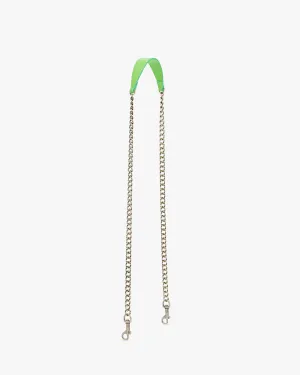LONG CHAIN - Apple green