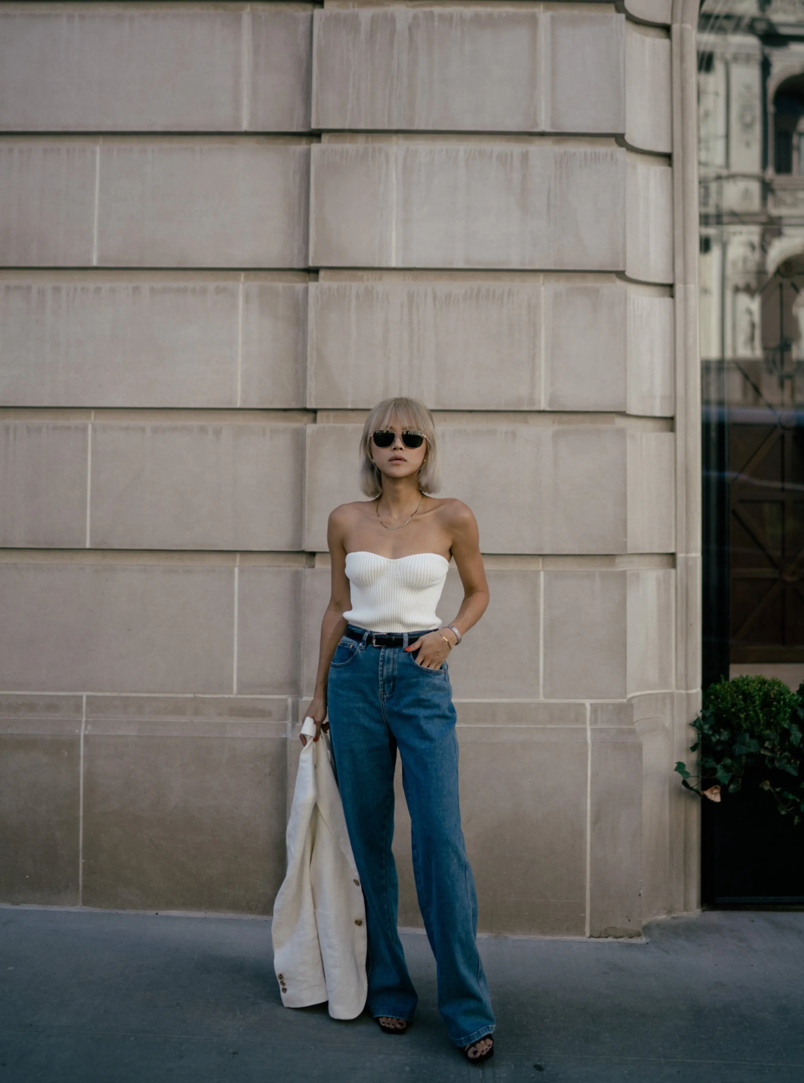 Lux Knit Top in Off White (Final Sale)
