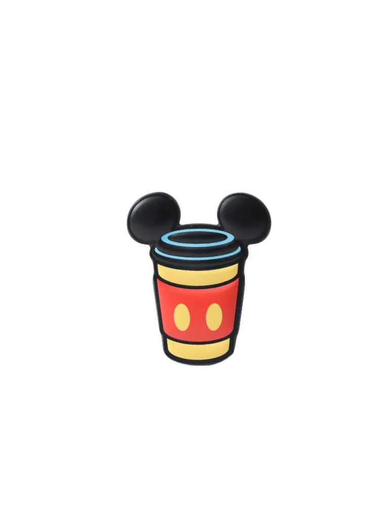 Mickey Mouse Cup Leather Bag Charm