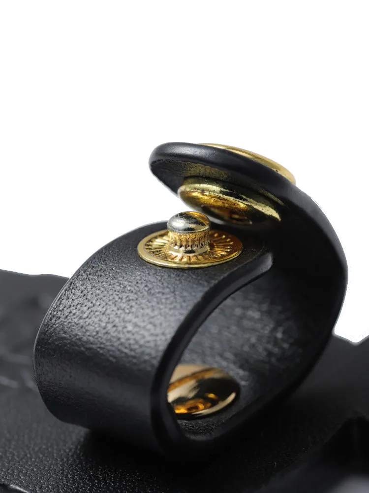 Mickey Mouse Cup Leather Bag Charm