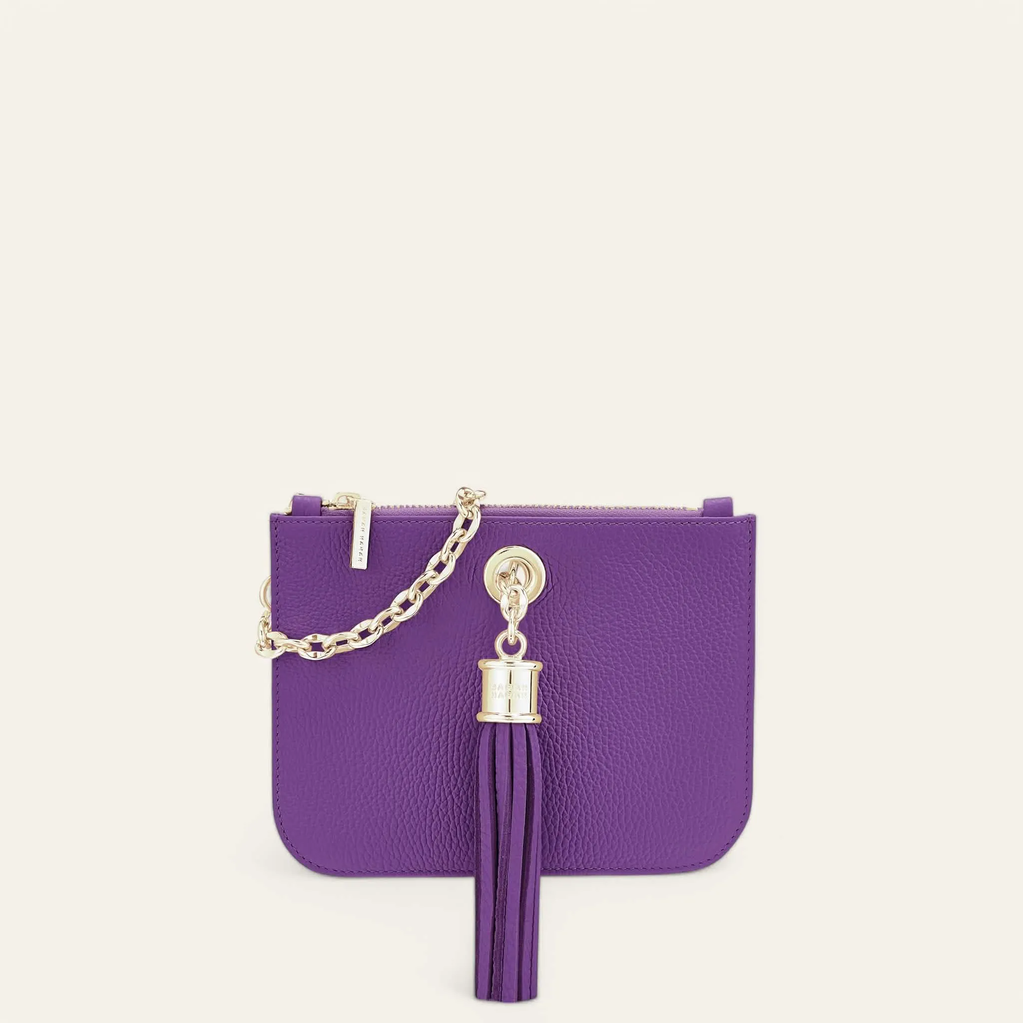 Mini P Backpack | Amethyst with Gold hardware