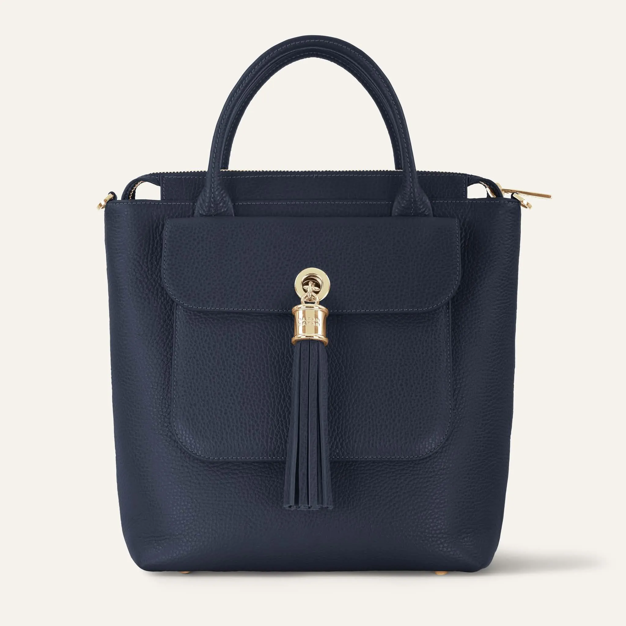 Mini P Backpack | Space with Gold hardware