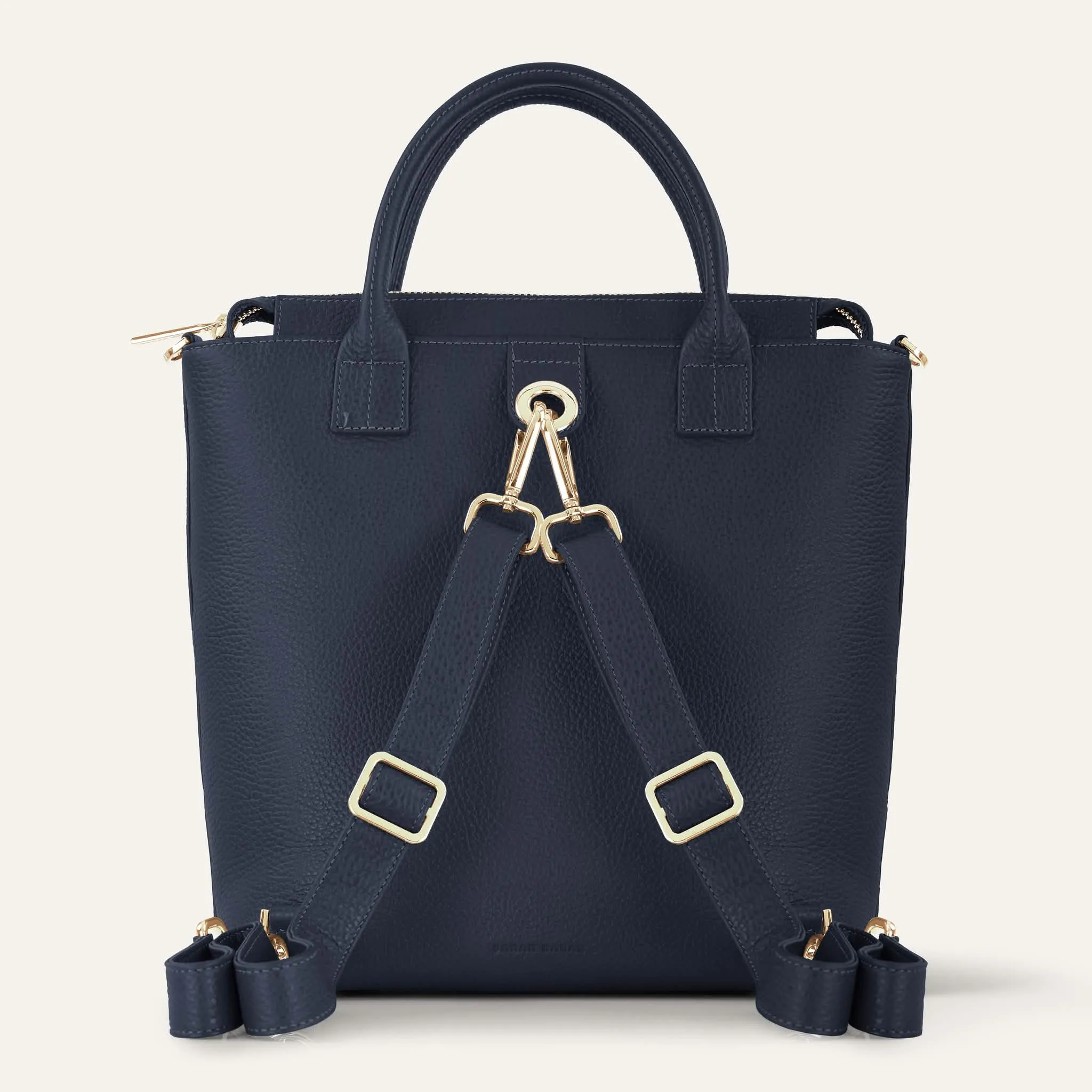 Mini P Backpack | Space with Gold hardware