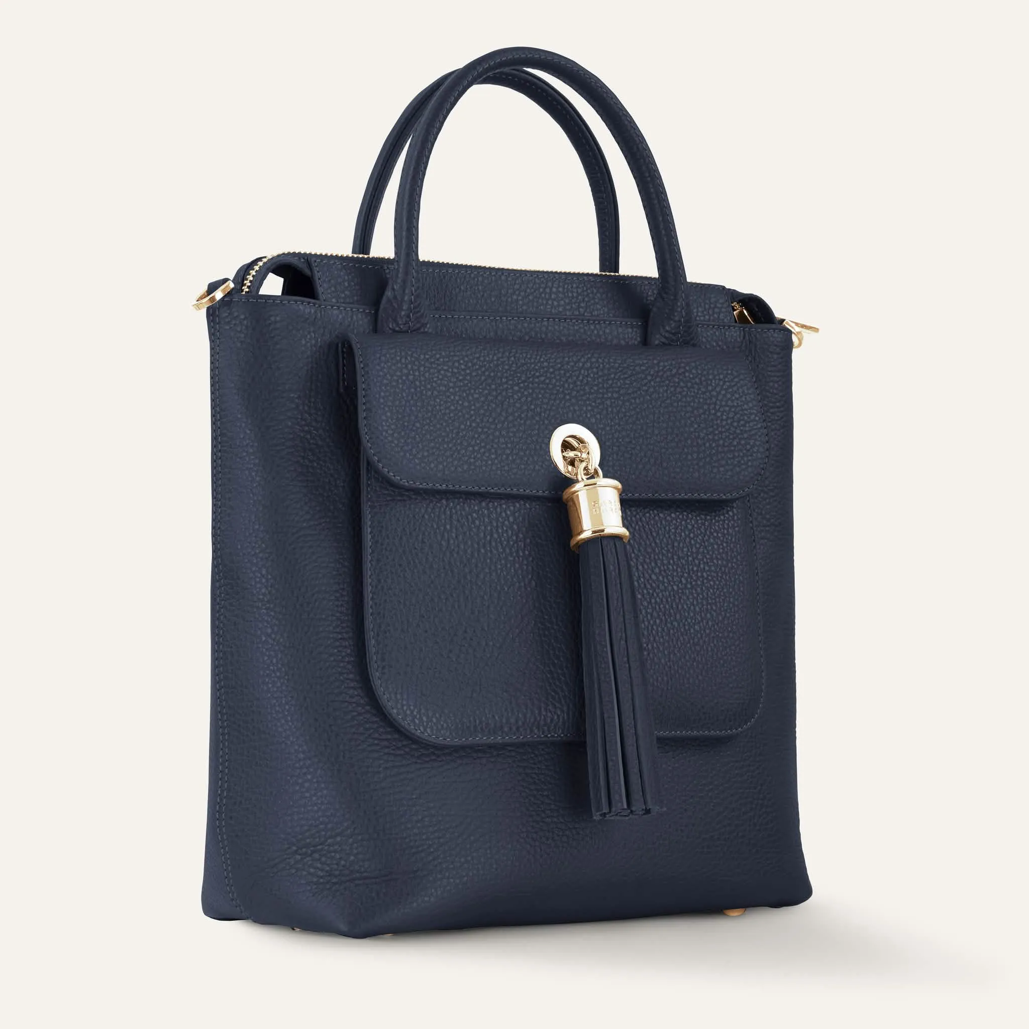 Mini P Backpack | Space with Gold hardware