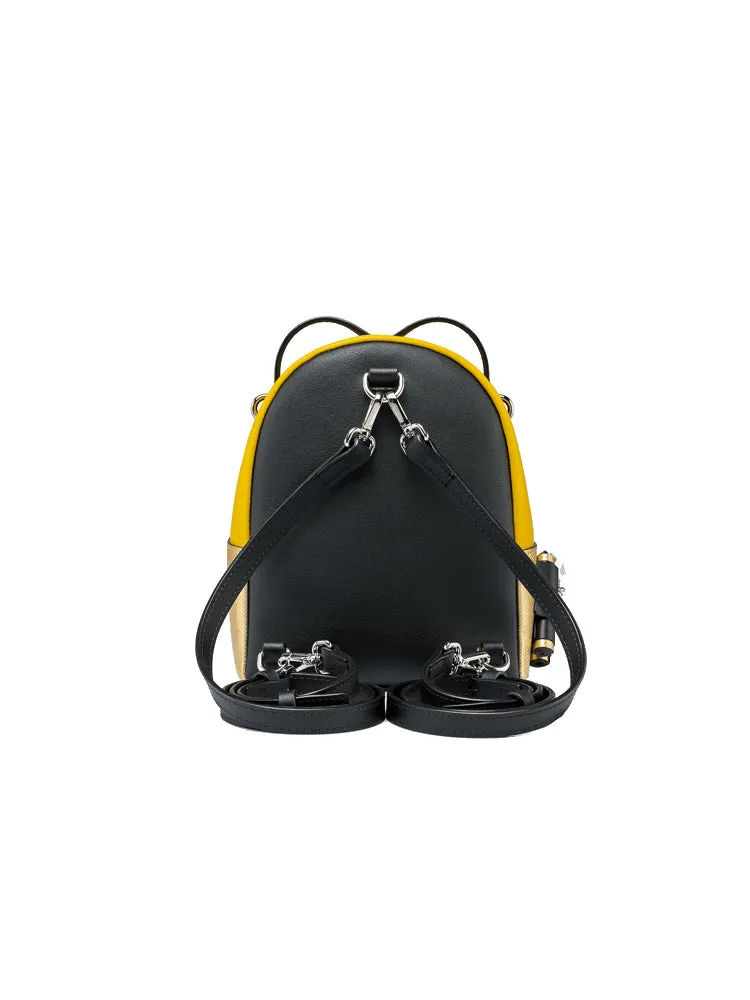 Minions Jacquard with Leather Backpack