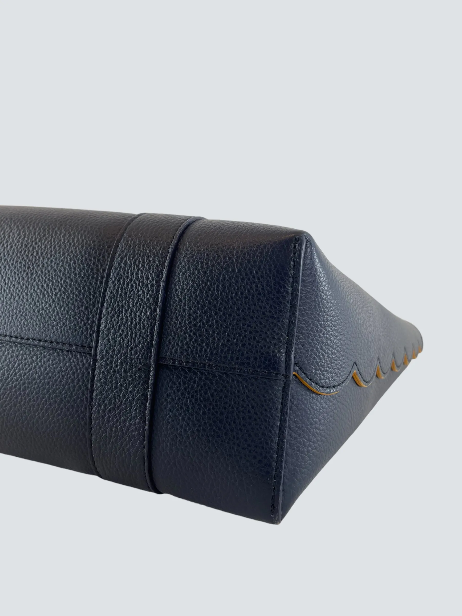 Mulberry Navy Classic Grain Leather Tote