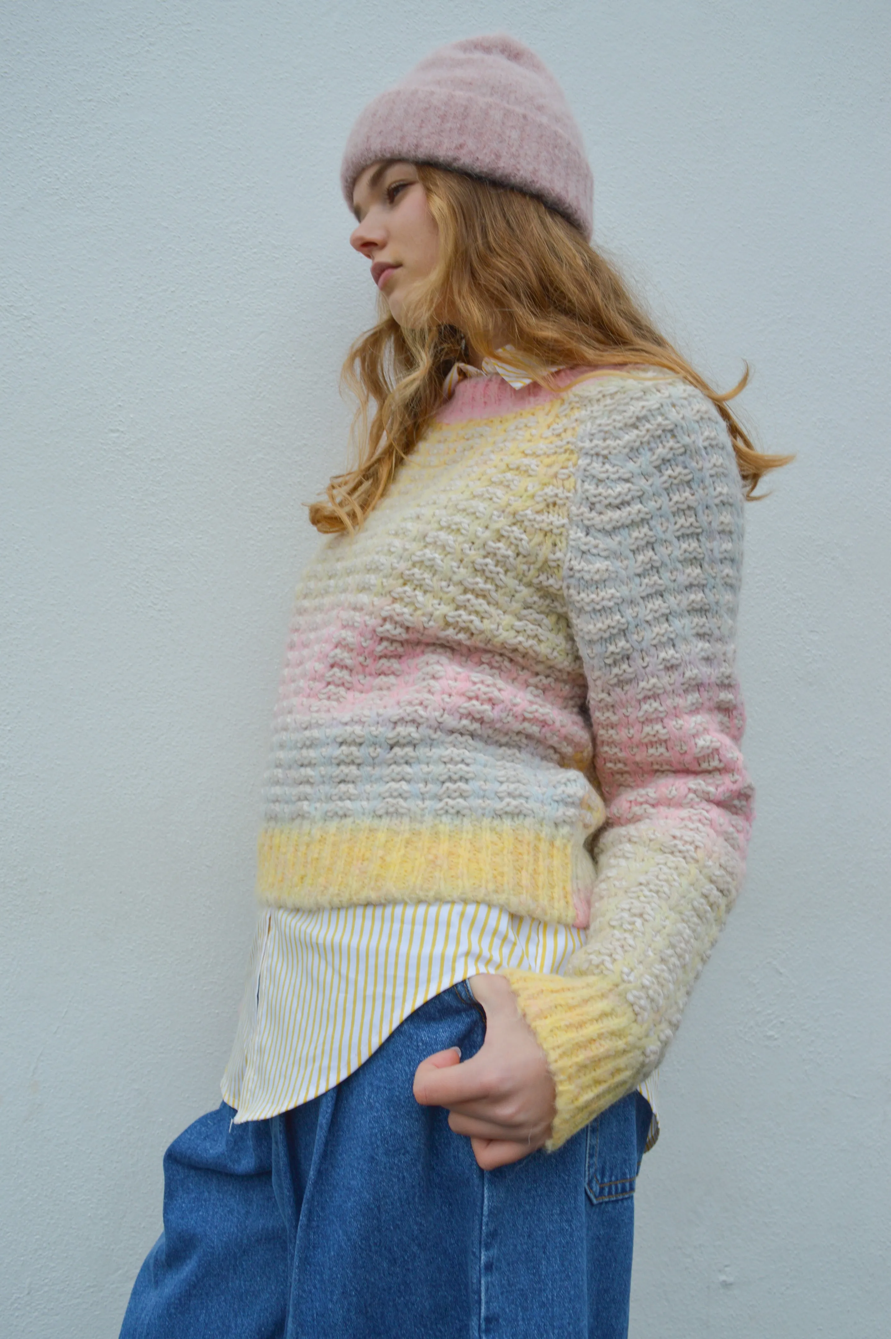 Noella Kadeeja Rainbow Knit Pullover