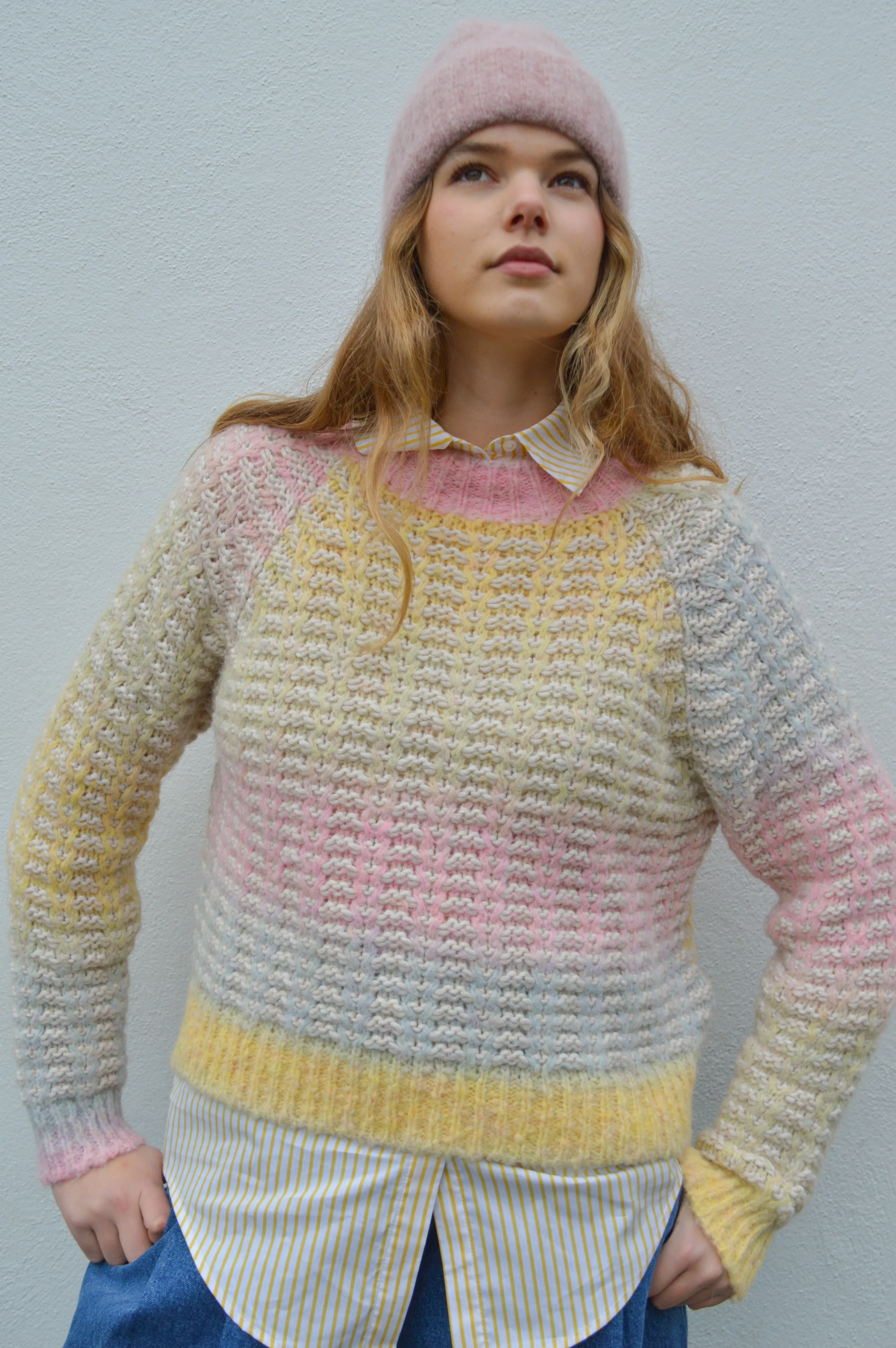 Noella Kadeeja Rainbow Knit Pullover