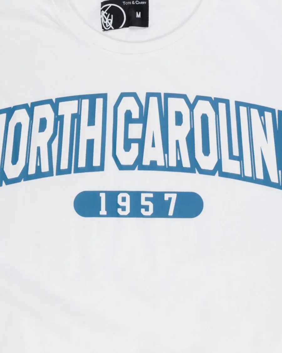 North Carolina Classic White Tee