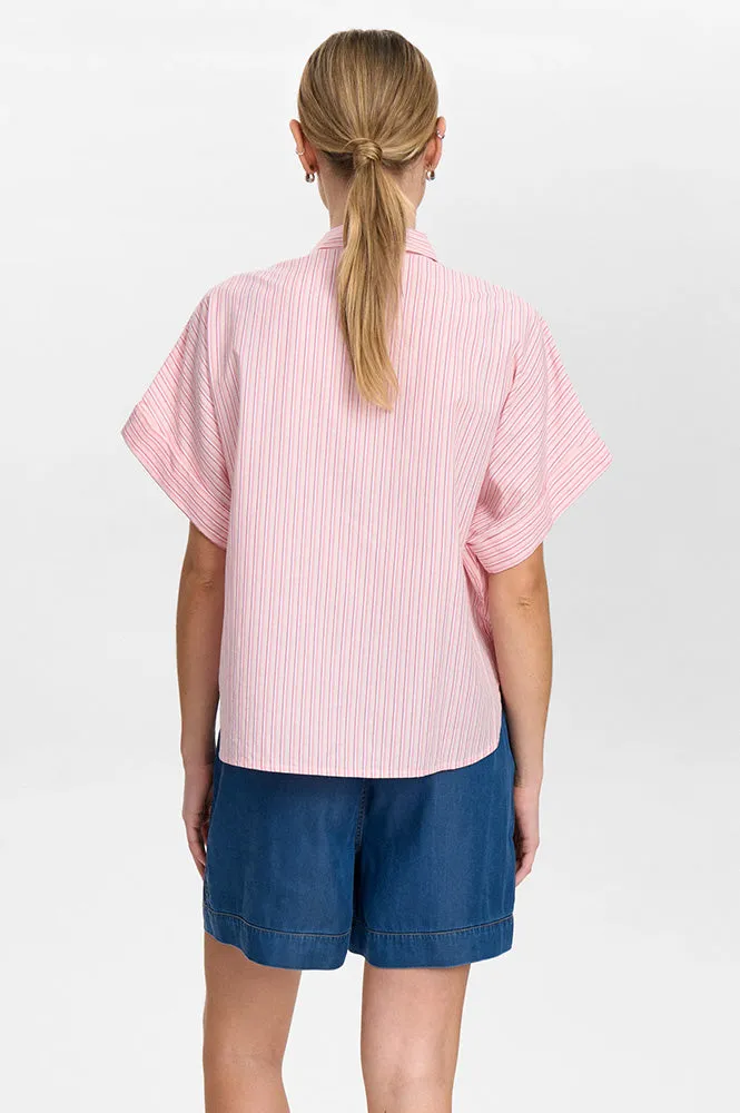 Numph Ulla Blushing Bride Stripe Shirt