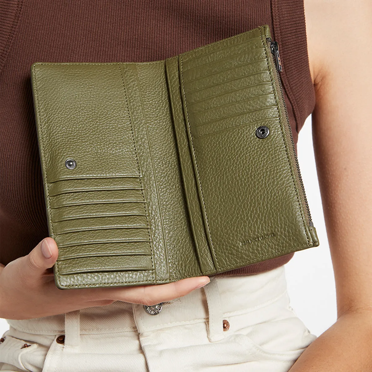 Old Flame Wallet - Khaki