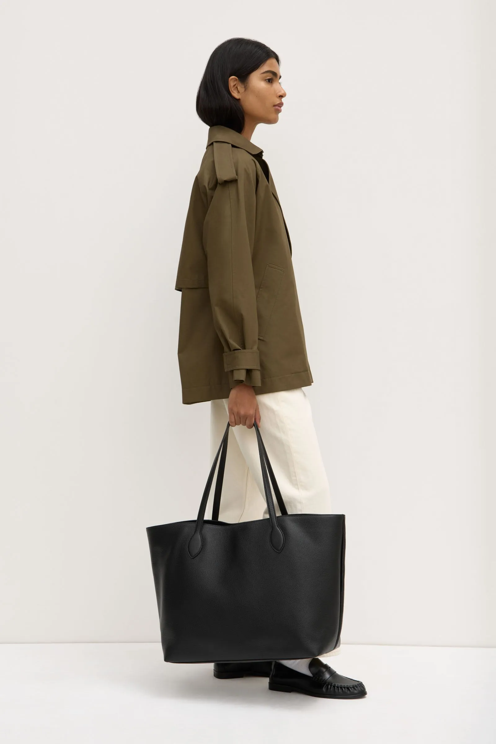 Olivia Leather Tote Bag