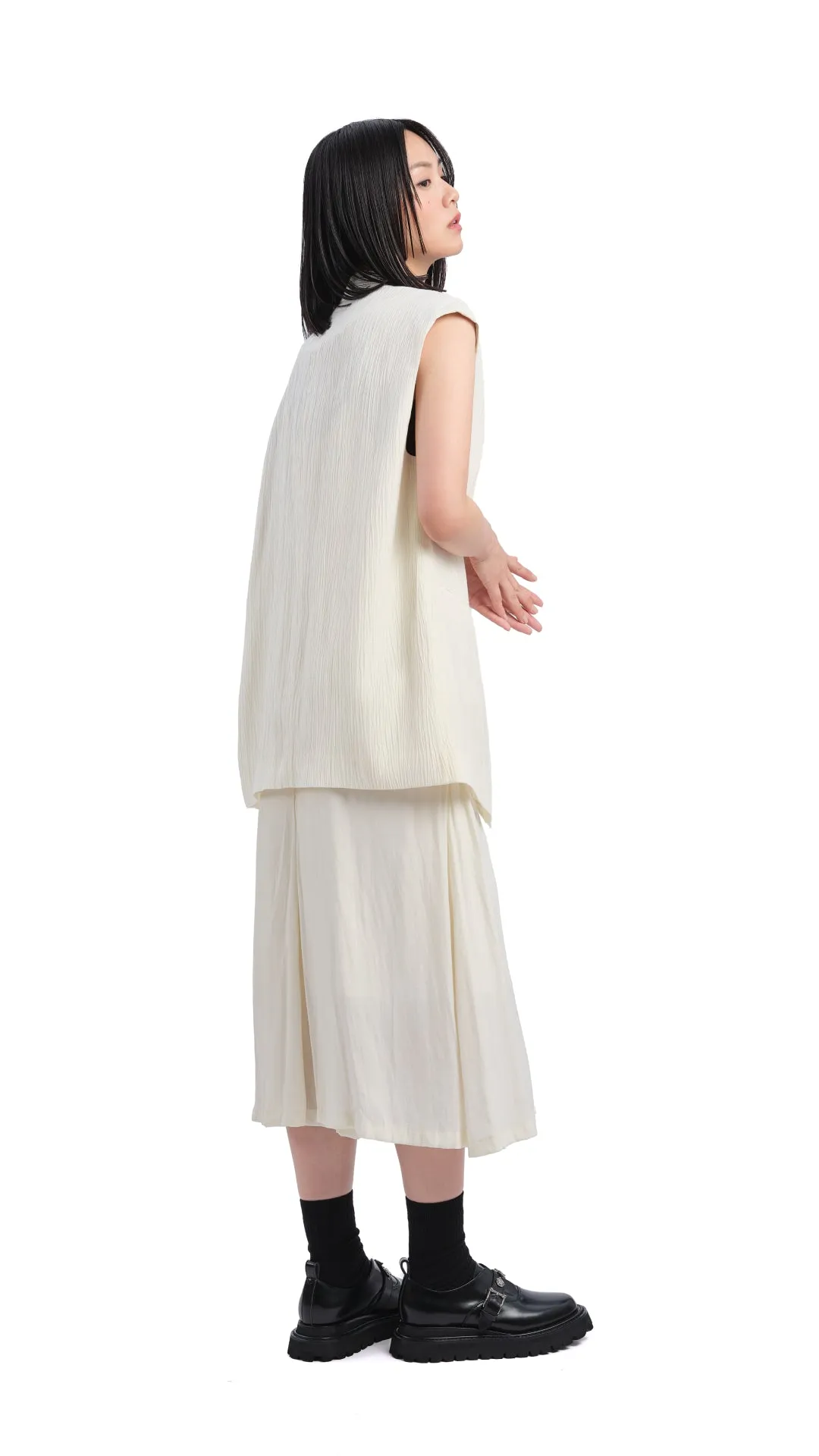 Oversized Jacquard Waistcoat
