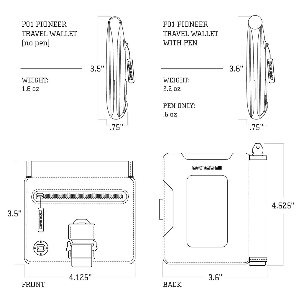 P01 Pioneer Travel Wallet