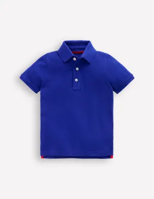 Piqué Polo Shirt-Bright Blue