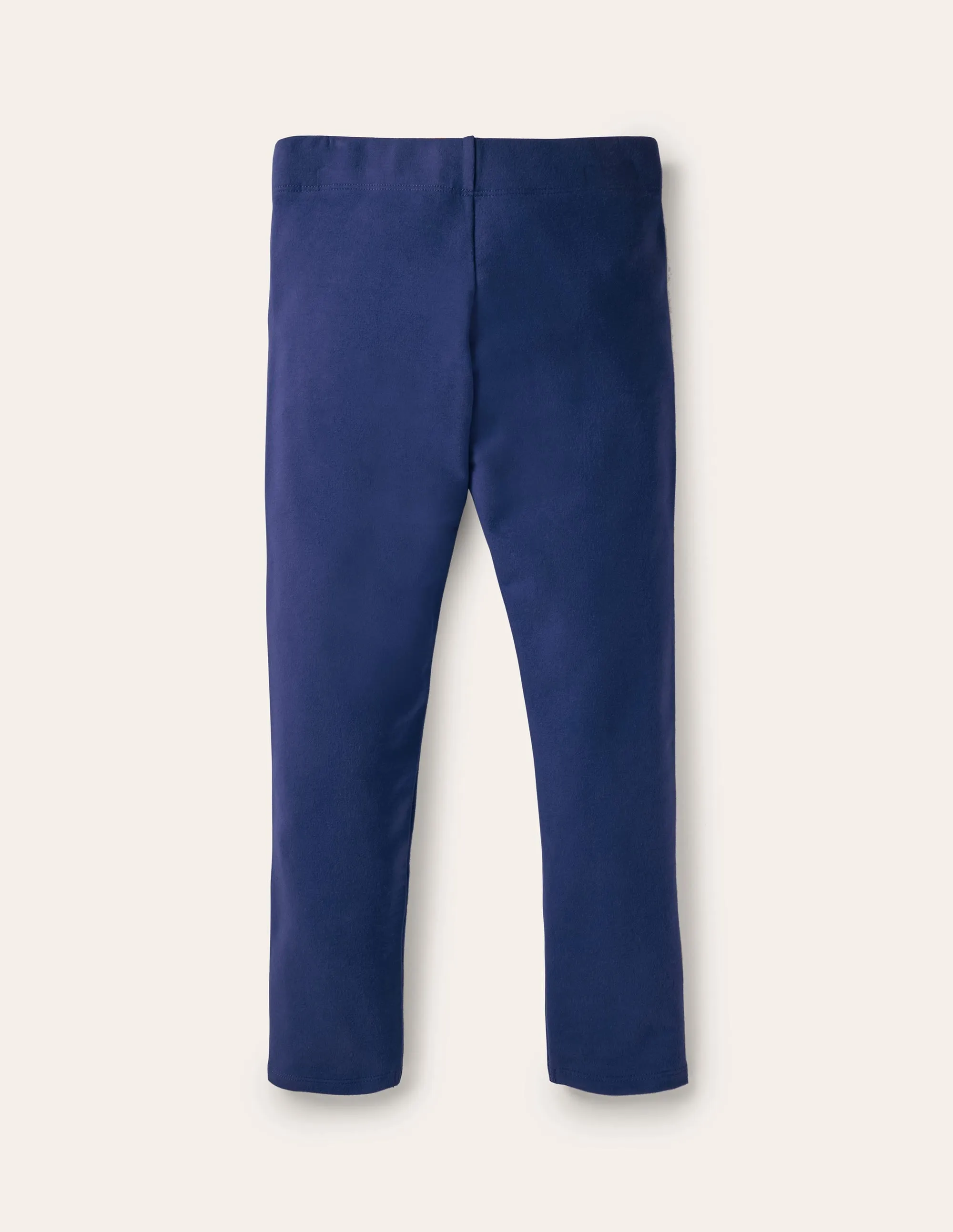 Plain Cosy Leggings-College Navy