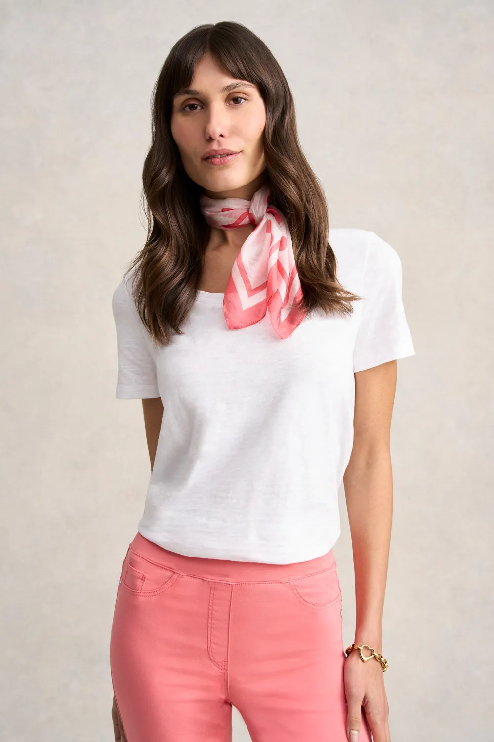 Polka Dot Silk Scarf - Multi