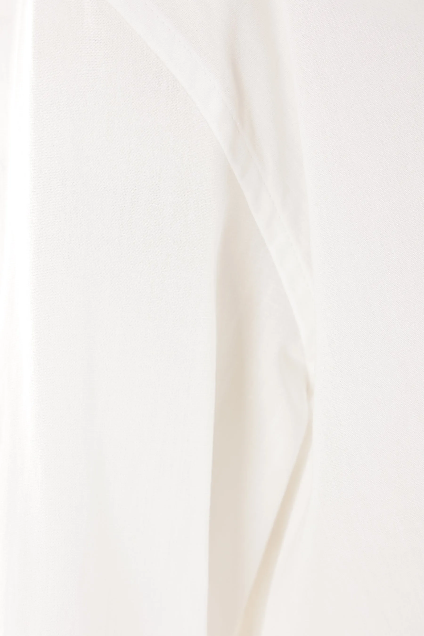 poplin asymmetric shirt