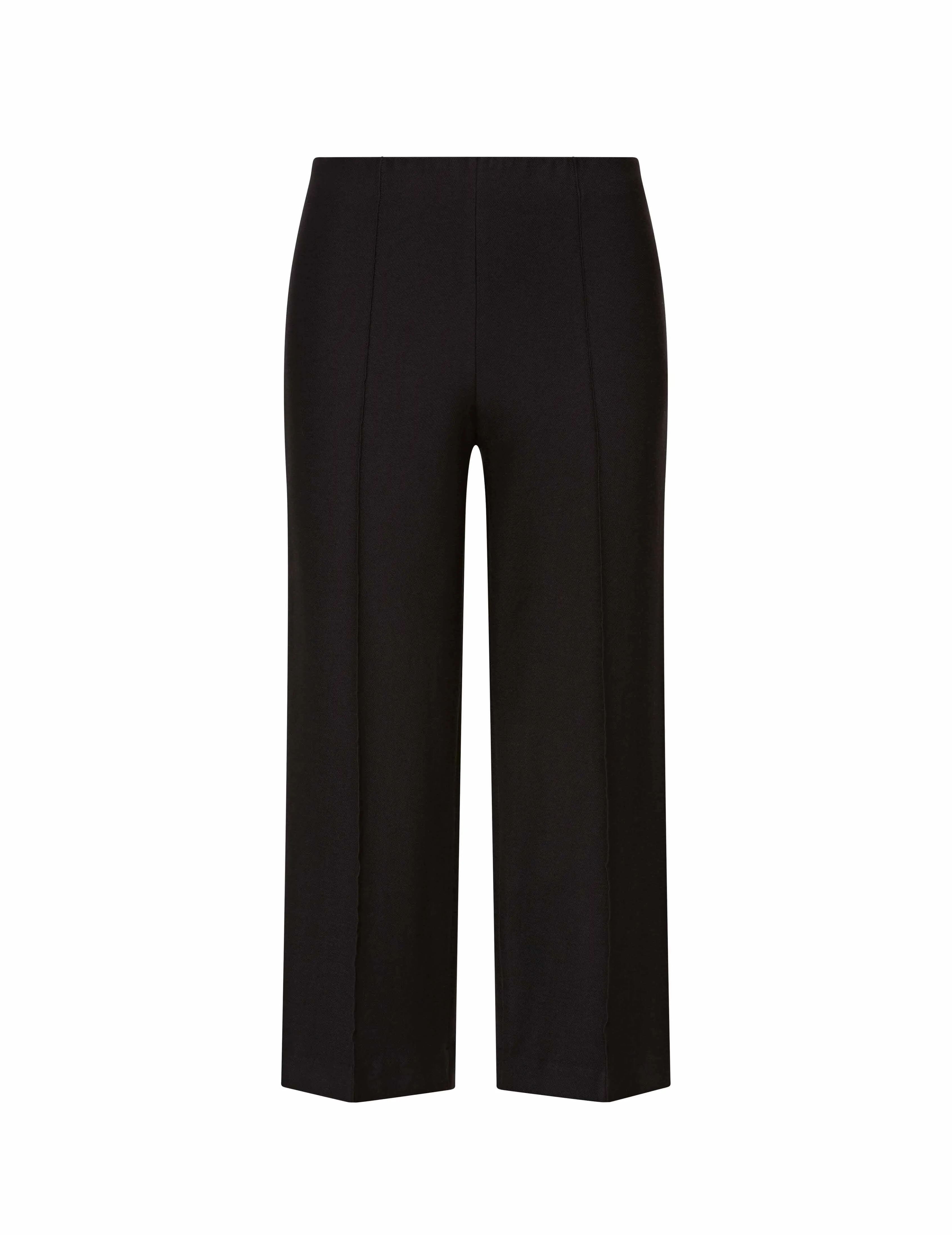 Pull On Pintuck Wide Crop Pant- Sale