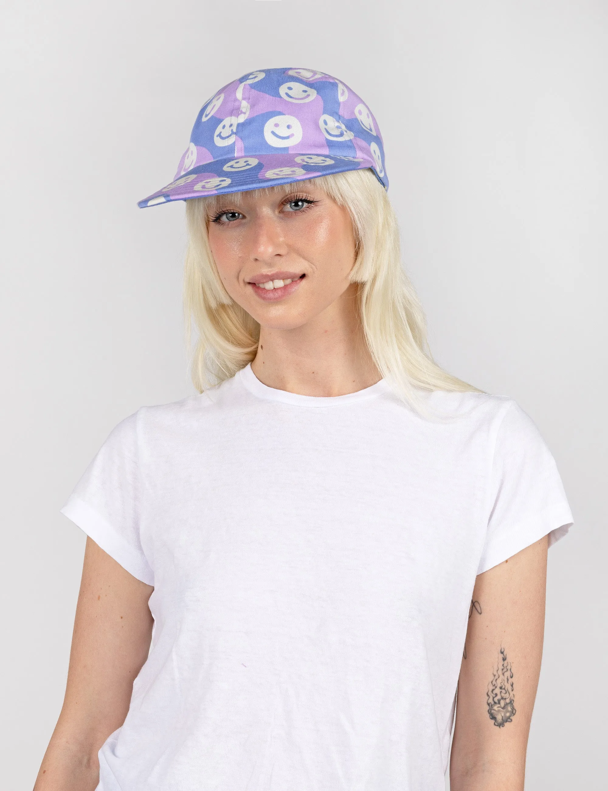Purple Smappy 6 Panel Hat