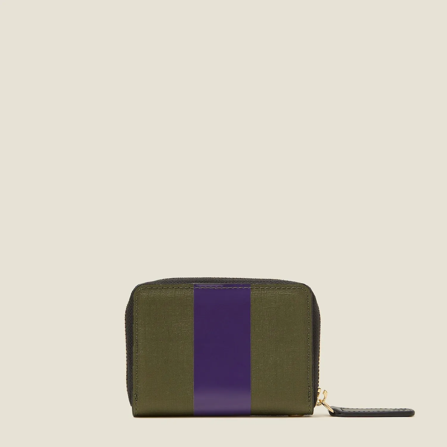 Remember Me Purse - Shiny Stripe Spruce Purple