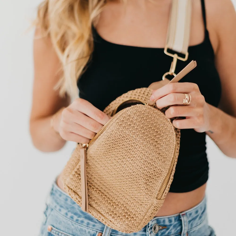 Rowan Raffia Sling Bag