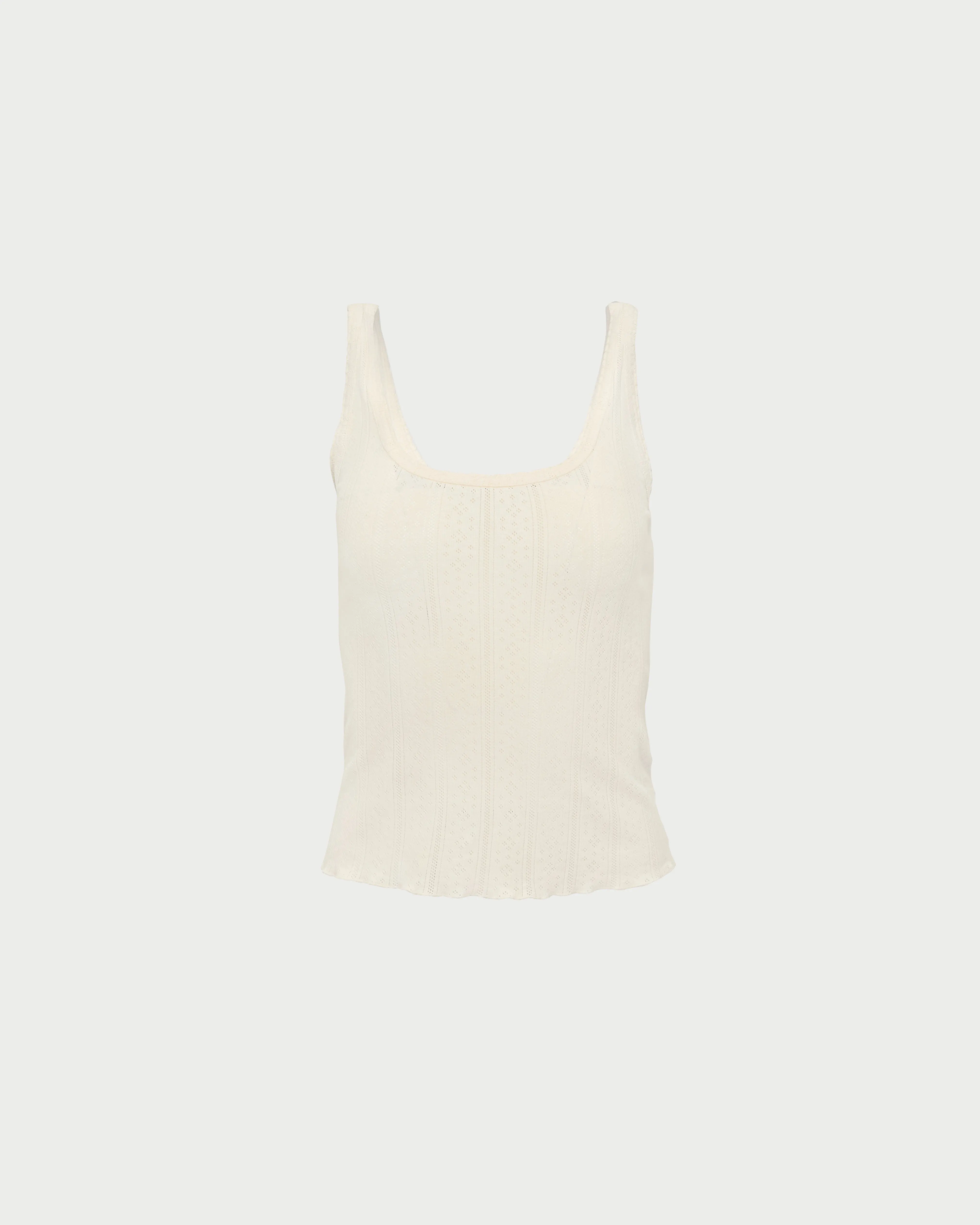 Rylee Pointelle Tank Top