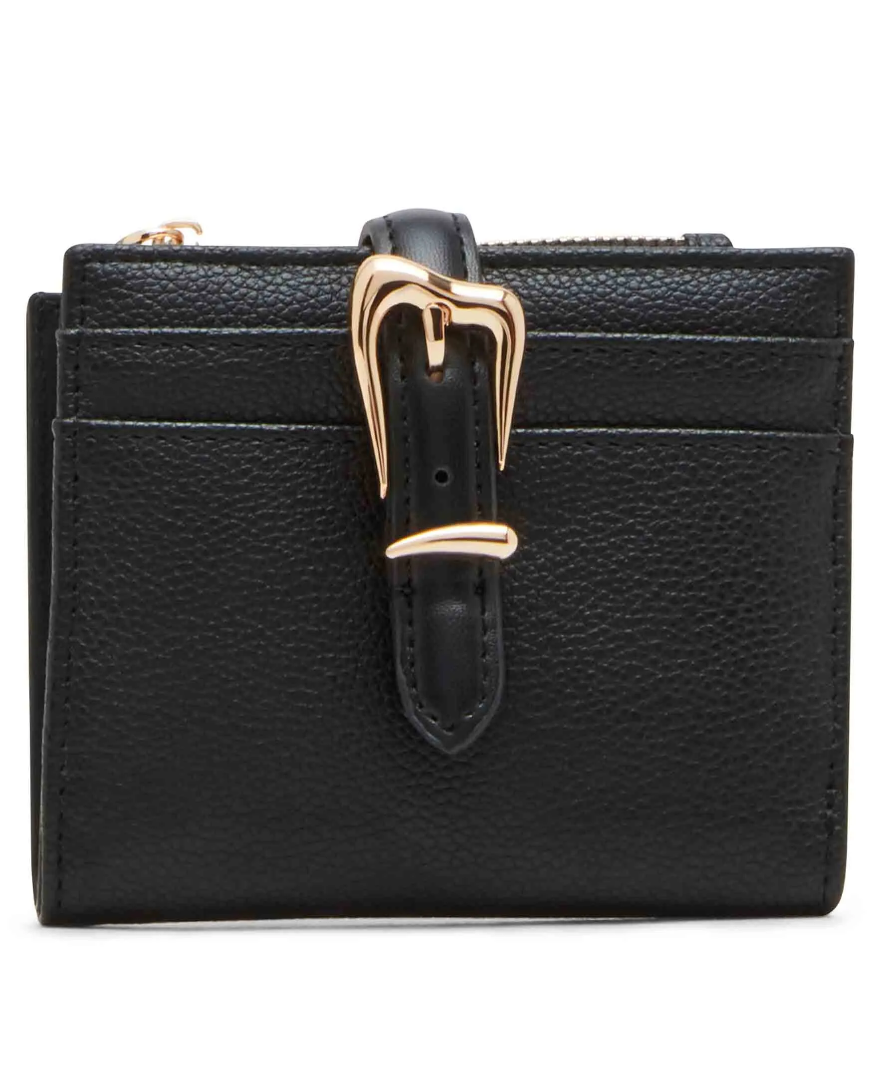 Sculpted Buckle Small Wallet