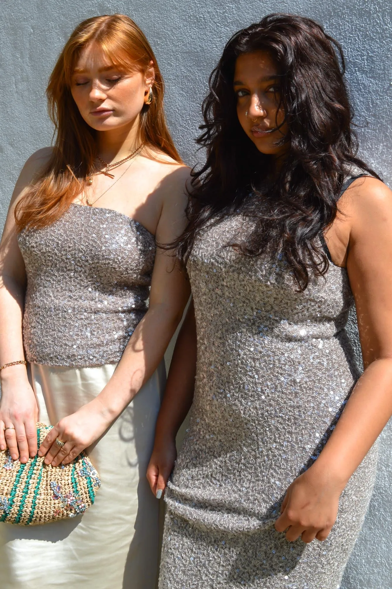 Second Female Dazzling Vintage Khaki Dress