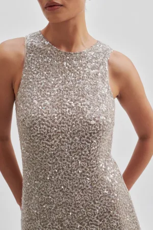 Second Female Dazzling Vintage Khaki Dress