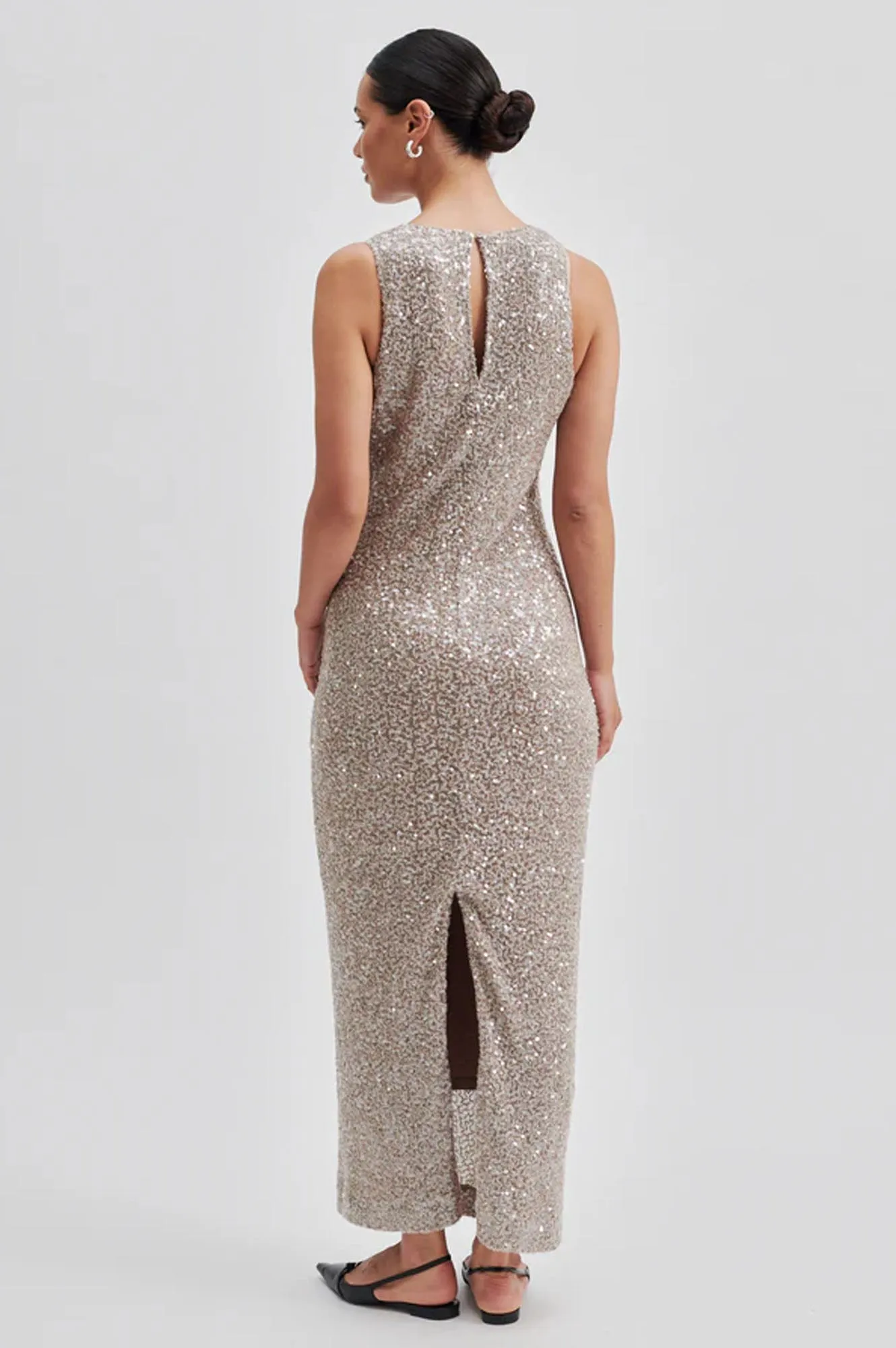 Second Female Dazzling Vintage Khaki Dress