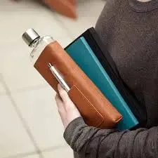 Slim Memobottle Leather Sleeve