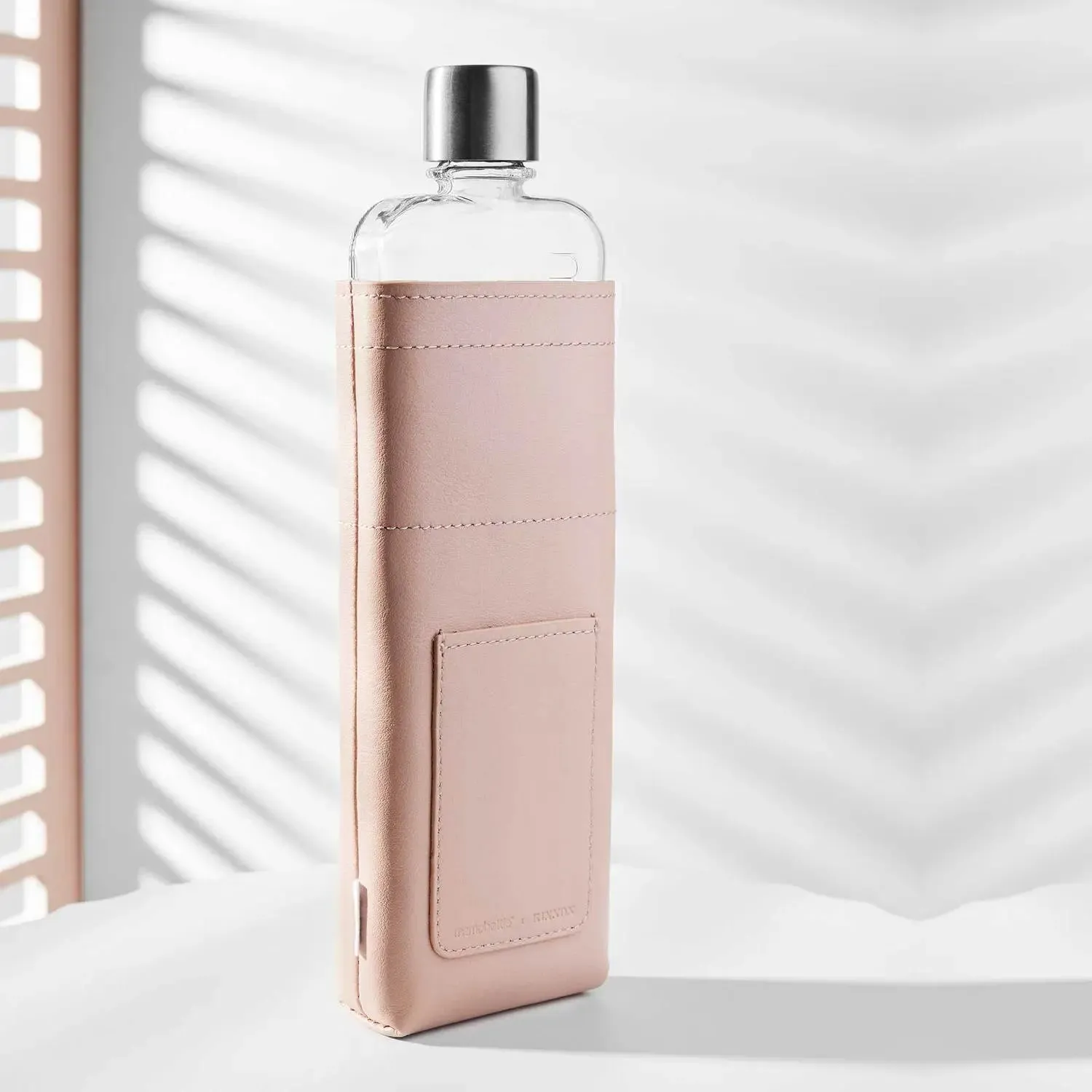 Slim Memobottle Leather Sleeve