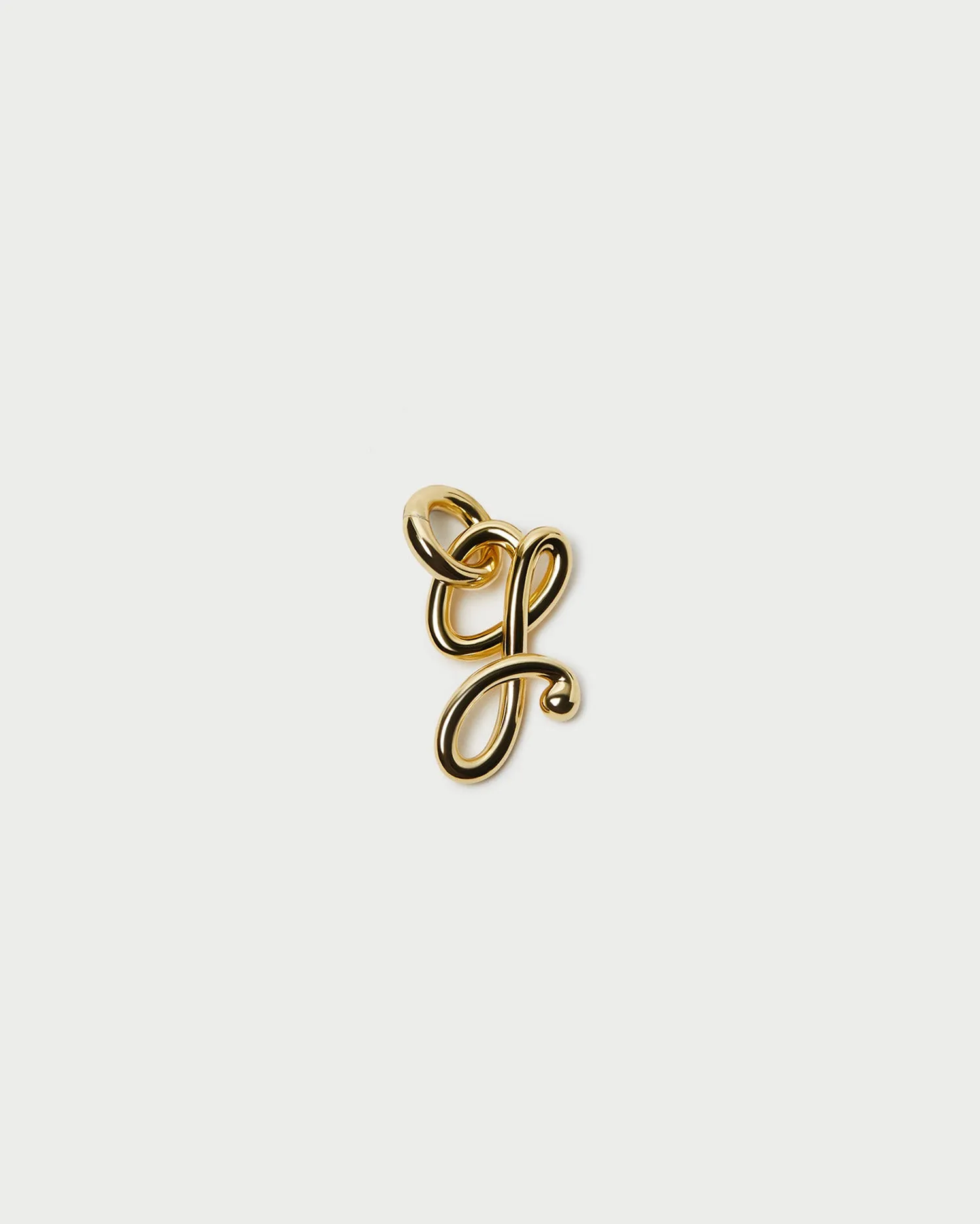 Small Gold Letter G Charm
