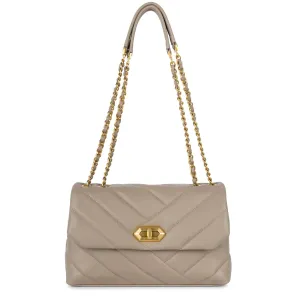 Soft Matelassé M Shoulder Bag