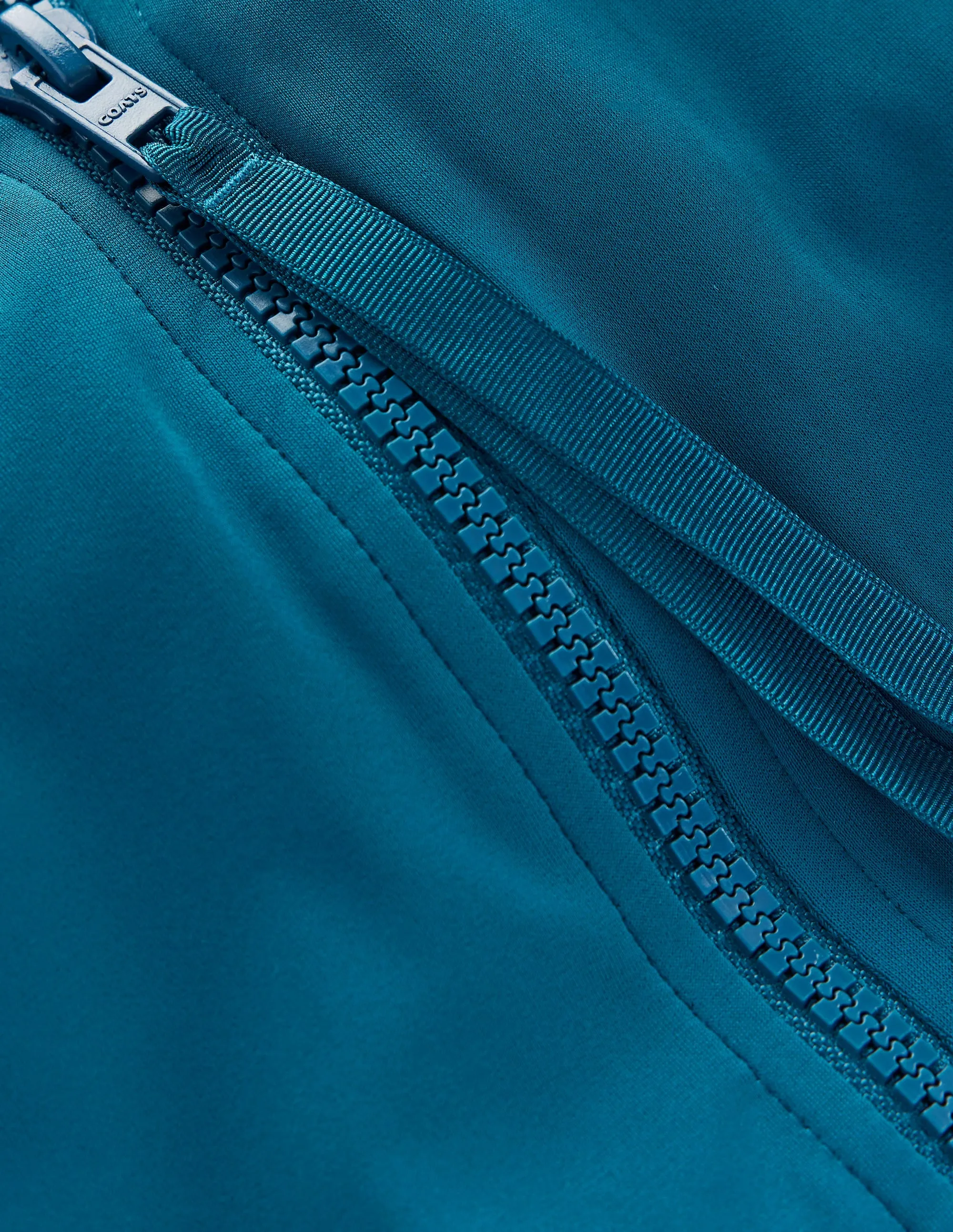 Sporty Zip Back Swimsuit-Oceanside Blue