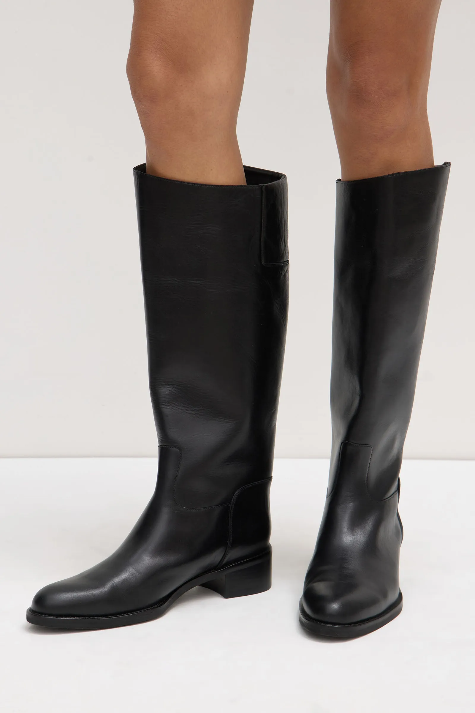 Stevie Leather Riding Boot