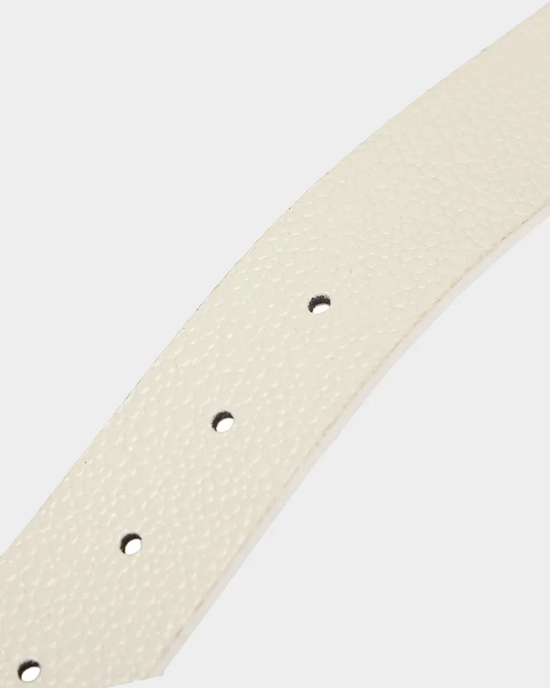 Stingray Belt in White