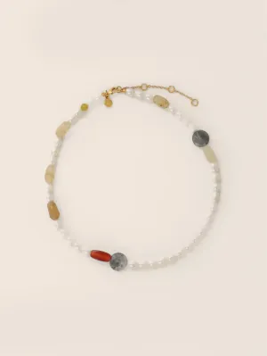 Sylvia Necklace Pearl
