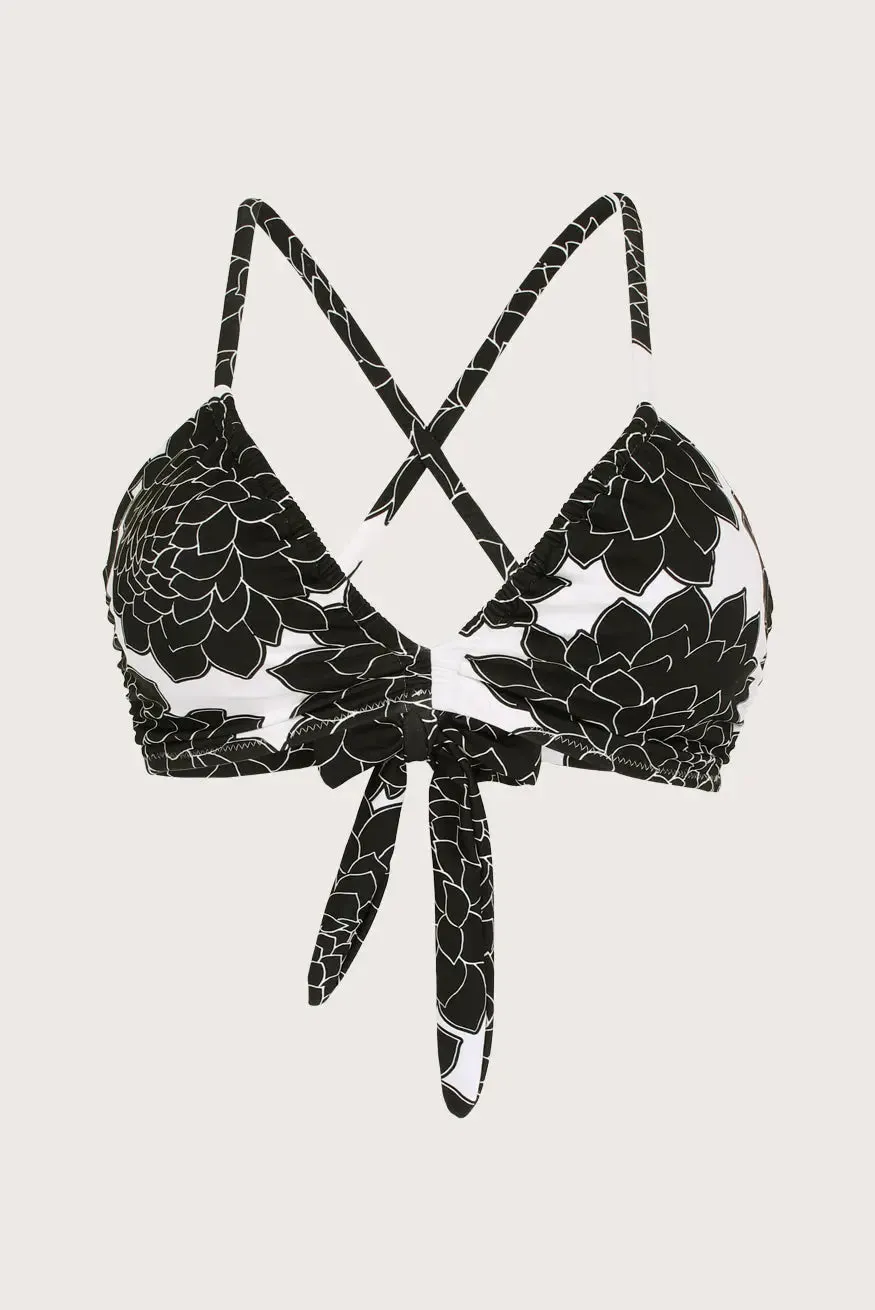 TIDE RUCHED TRIANGLE BIKINI TOP